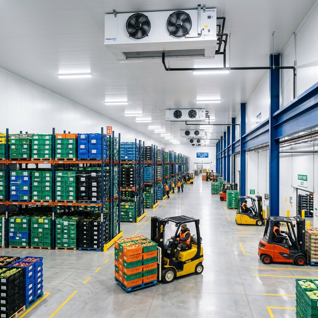 Modern cold storage warehouse